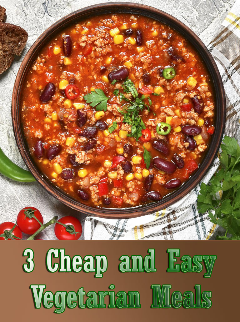 Easy Cheap Vegetarian Recipes
 3 Cheap and Easy Ve arian Meals Quiet Corner