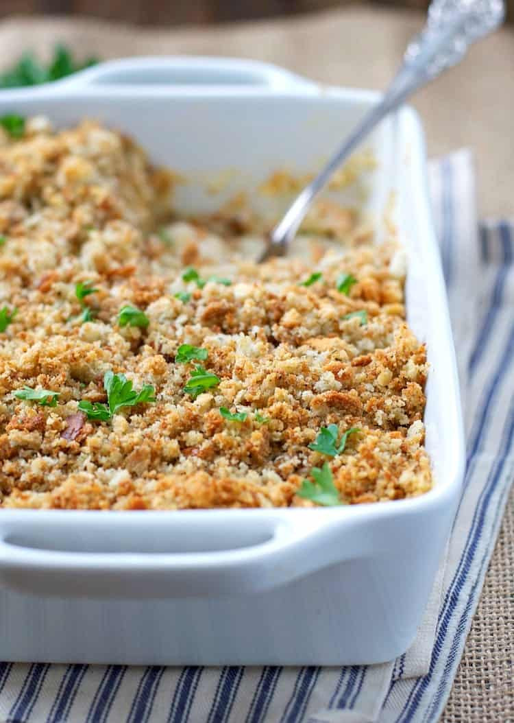 Easy Chicken And Dressing Casserole
 Chicken and Stuffing Casserole The Seasoned Mom