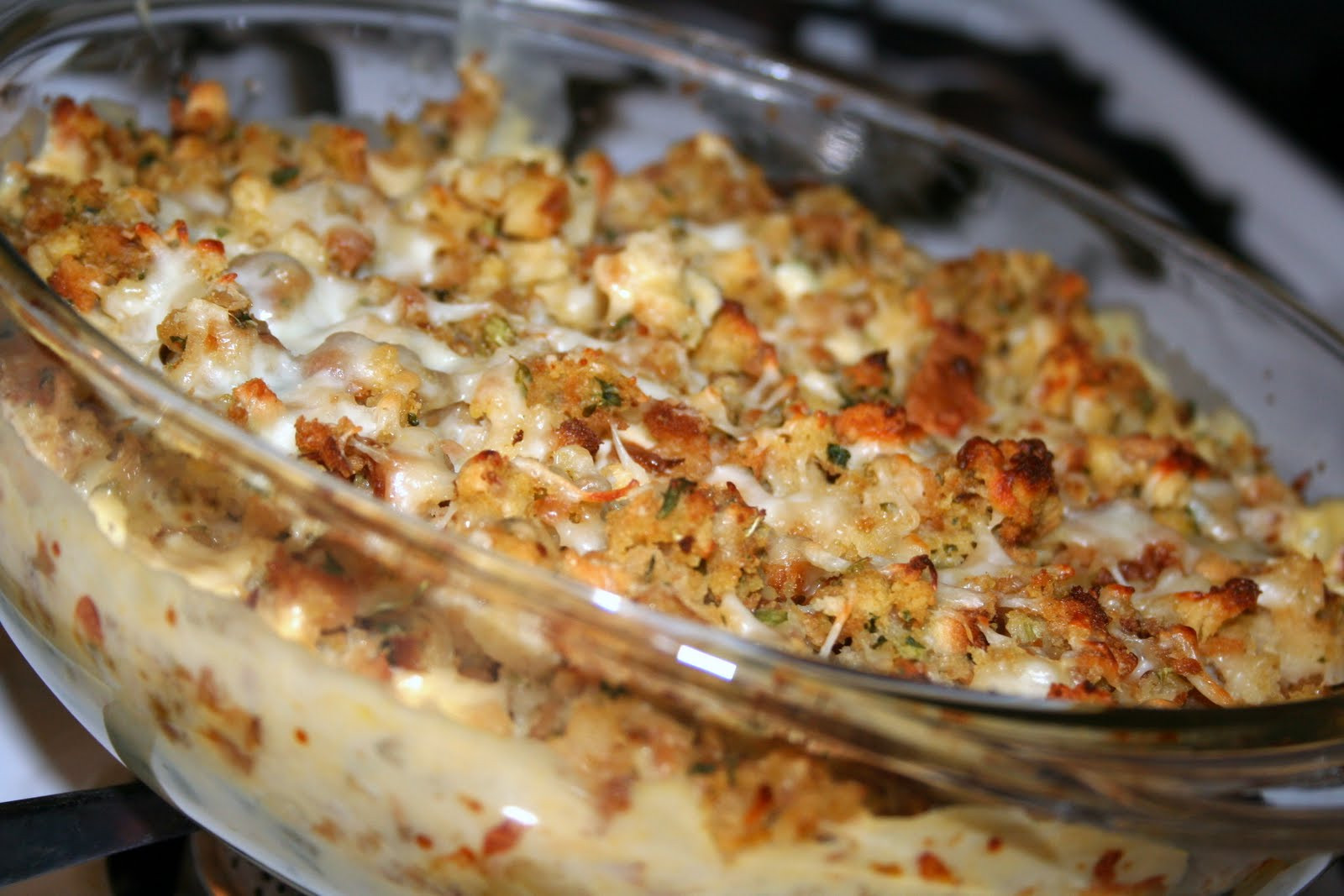 Easy Chicken And Dressing Casserole
 Chicken and Stuffing Casserole