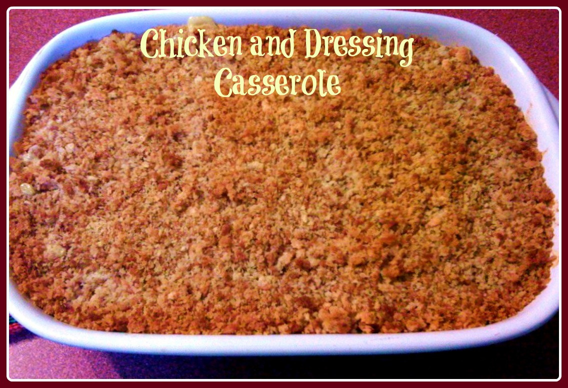 Easy Chicken And Dressing Casserole
 Sweet Tea and Cornbread Southern Chicken and Dressing