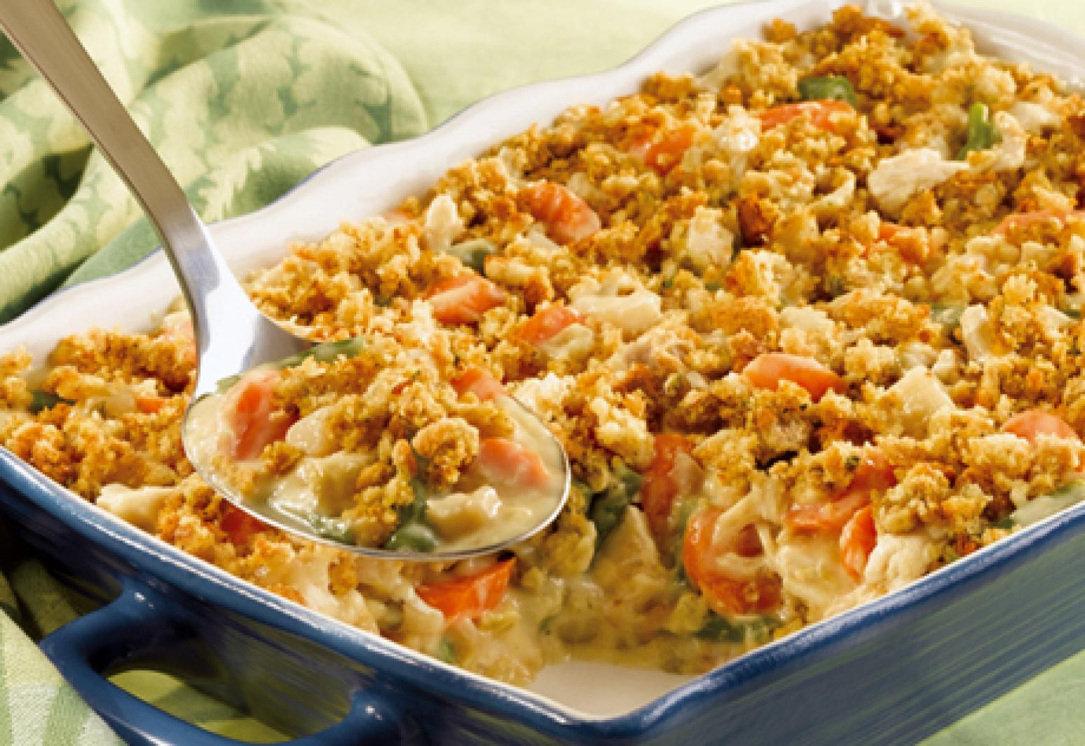Easy Chicken And Dressing Casserole
 Campbell s Kitchen Country Chicken Casserole Recipe