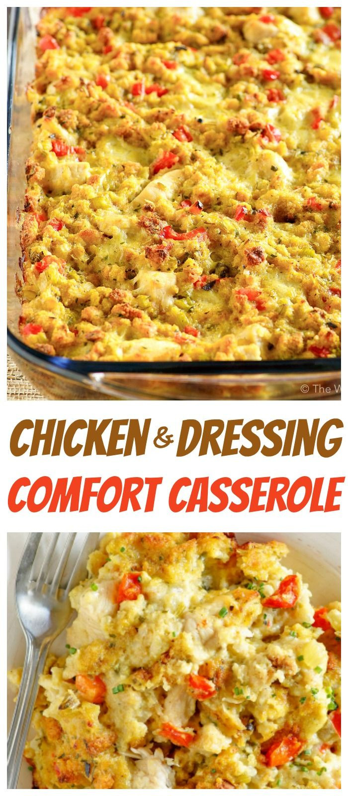 Easy Chicken And Dressing Casserole
 This easy forting Chicken and Dressing Casserole lets
