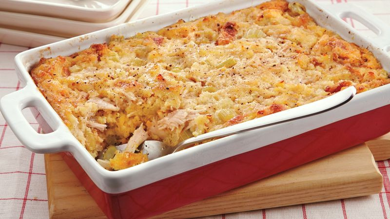 Easy Chicken And Dressing Casserole
 Grandma s Chicken and Dressing recipe from Betty Crocker