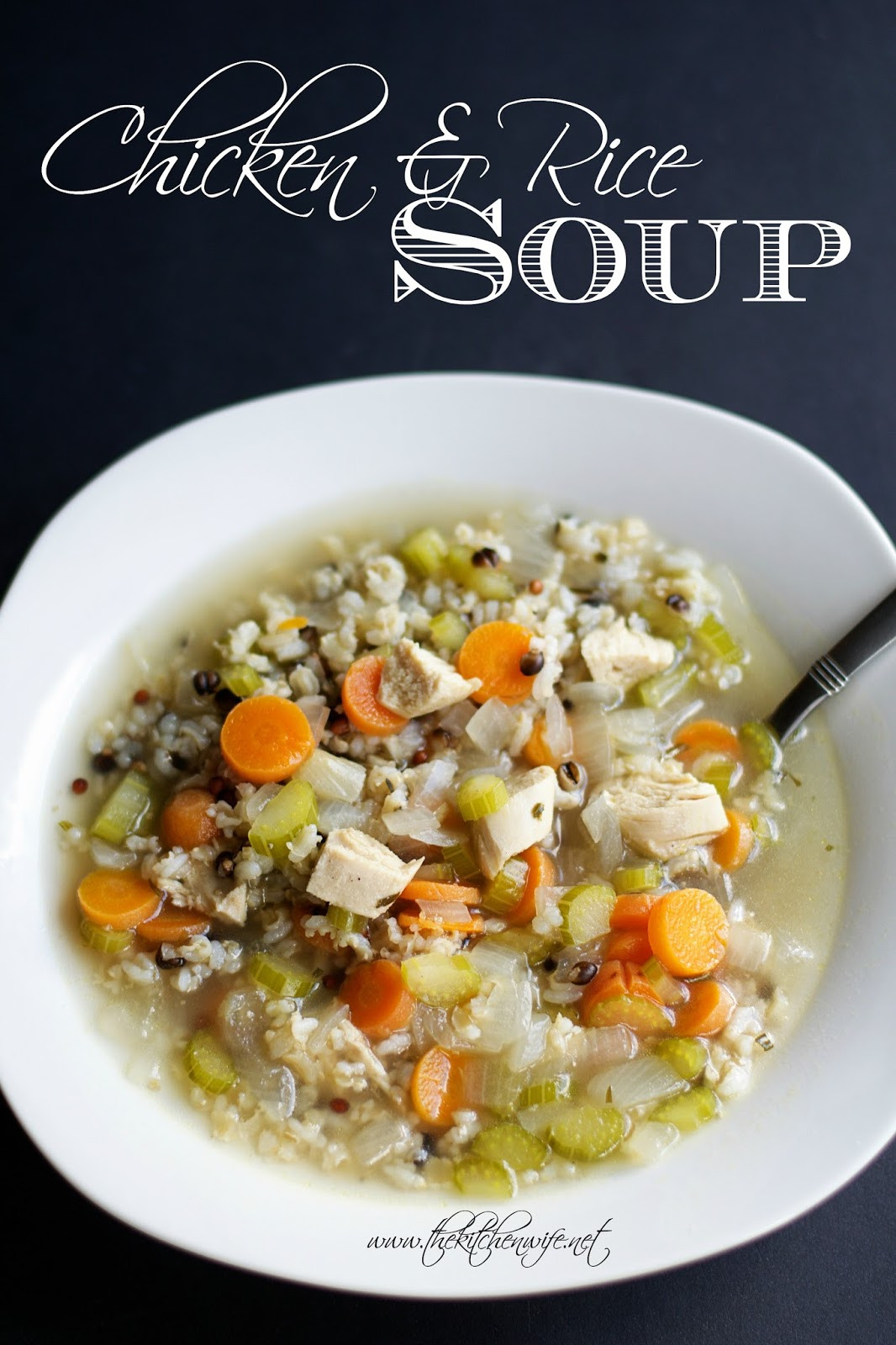 Easy Chicken Rice Soup
 Easy Chicken and Rice Soup Recipe The Kitchen Wife