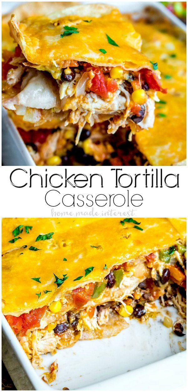 Easy Chicken Tortilla Casserole
 Chicken Tortilla Casserole is an easy Tex Mex recipe made