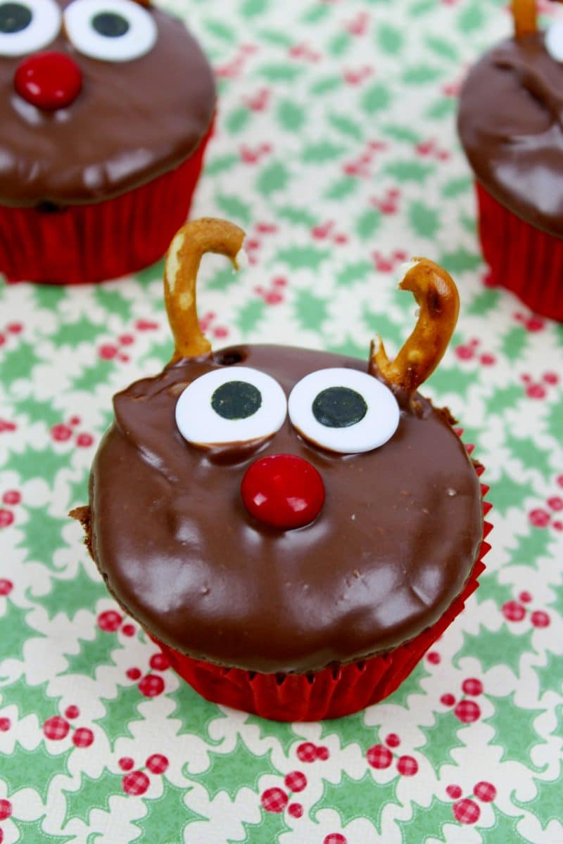Easy Christmas Cupcakes Recipe
 Christmas Reindeer Cupcake Recipe