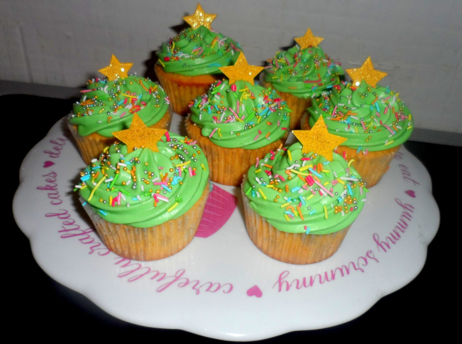 Easy Christmas Cupcakes Recipe
 Easy Christmas tree cupcakes recipe
