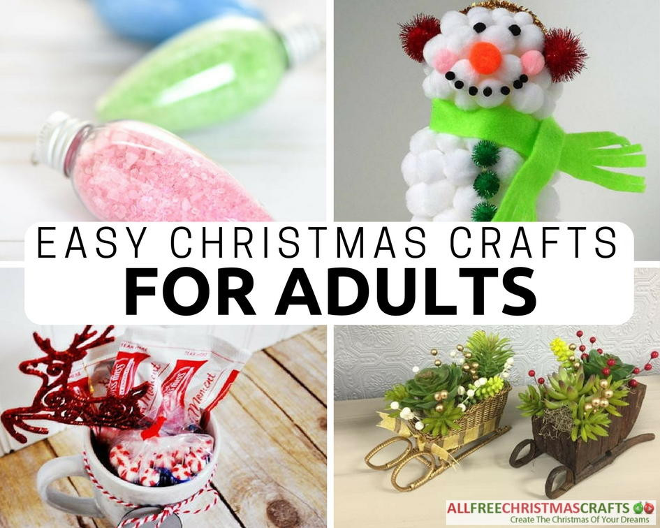 Easy Craft Ideas For Adults
 36 Really Easy Christmas Crafts for Adults