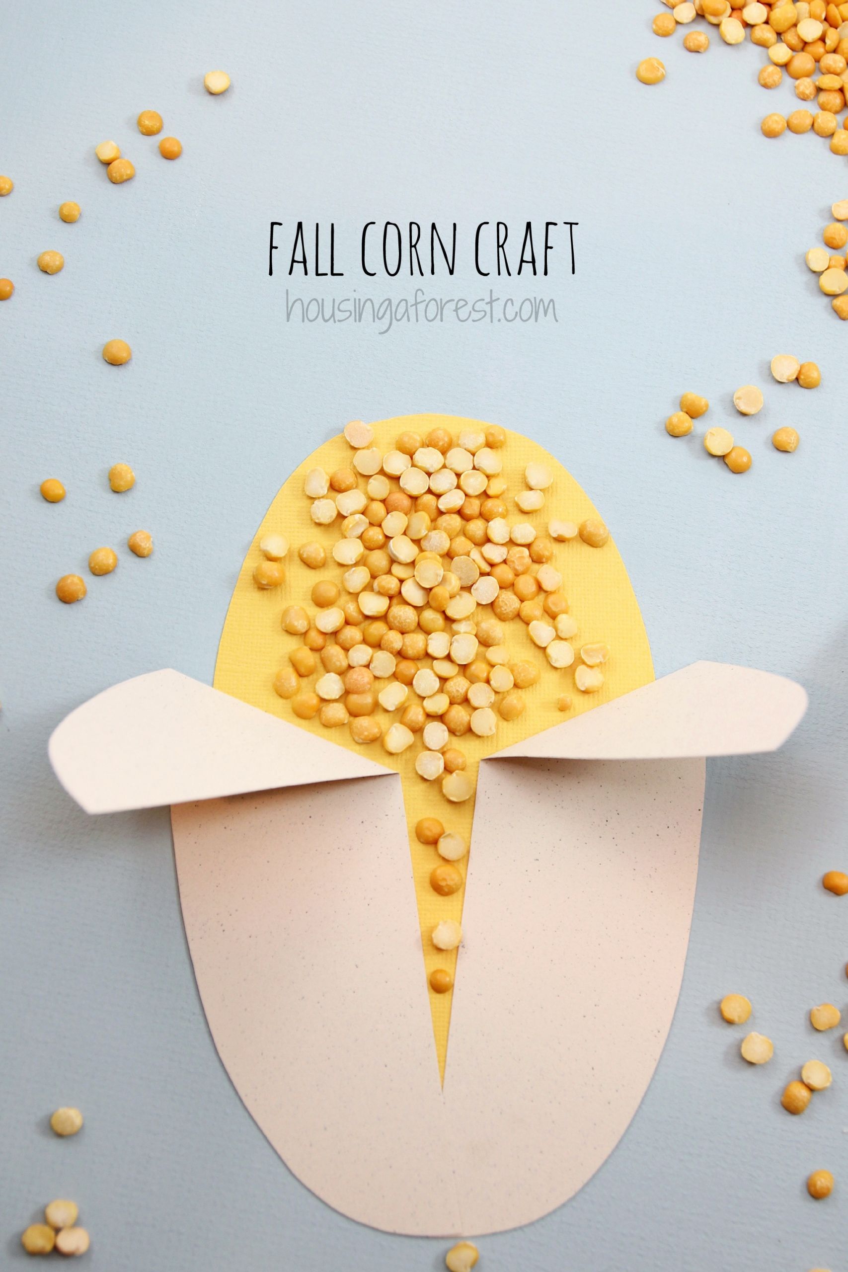 Easy Crafts For Preschoolers
 Easy Corn Craft