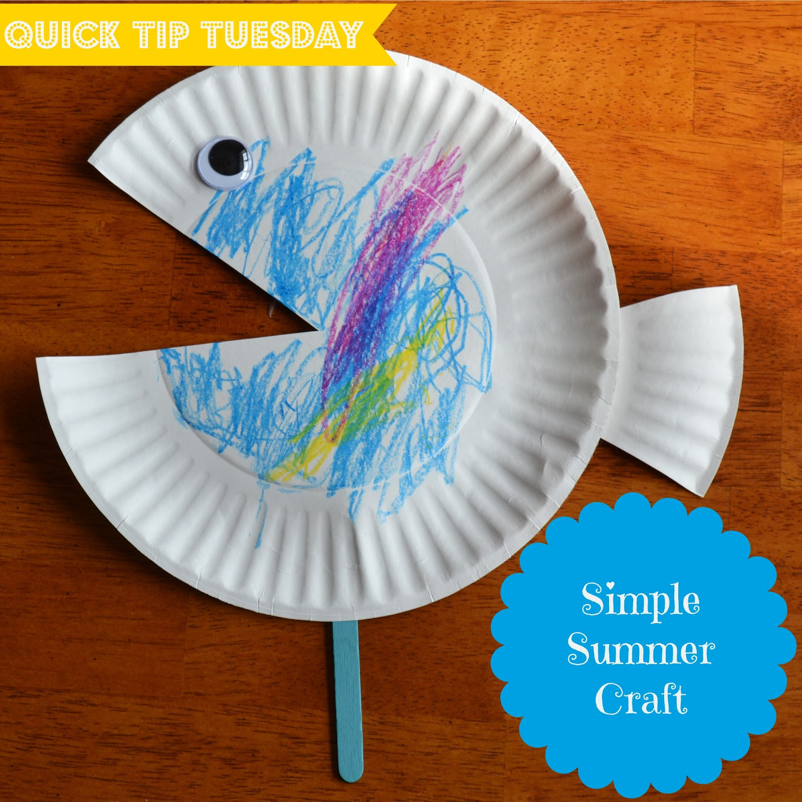 Easy Crafts For Preschoolers
 East Coast Mommy Quick Tip Tuesday 5 Simple Summer Craft