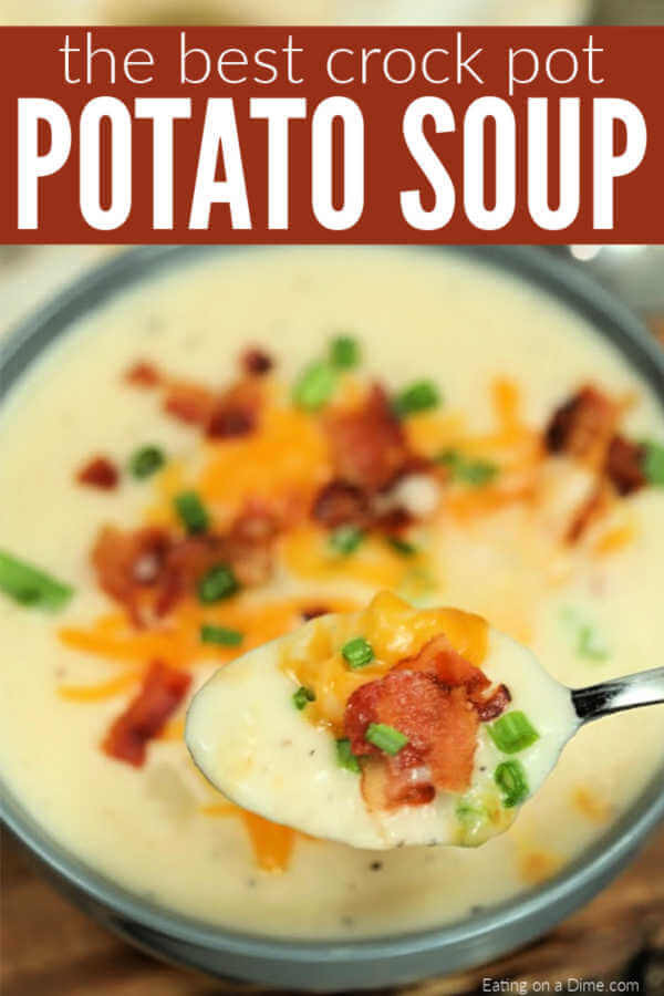 Easy Crockpot Potato Soup
 Easy Crock Pot Potato Soup Crock Pot Loaded Potato Soup