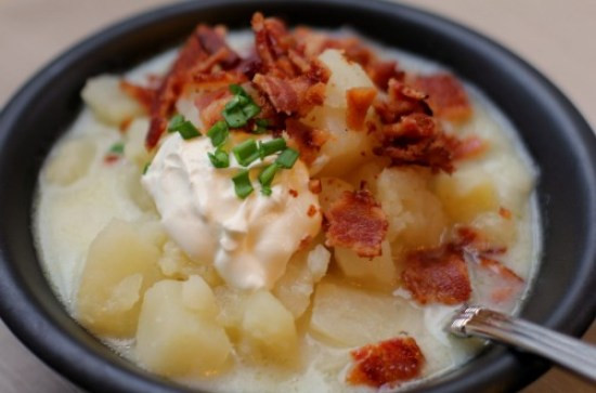Easy Crockpot Potato Soup
 Easy Slow Cooker Recipes Fully Loaded Baked Potato Soup