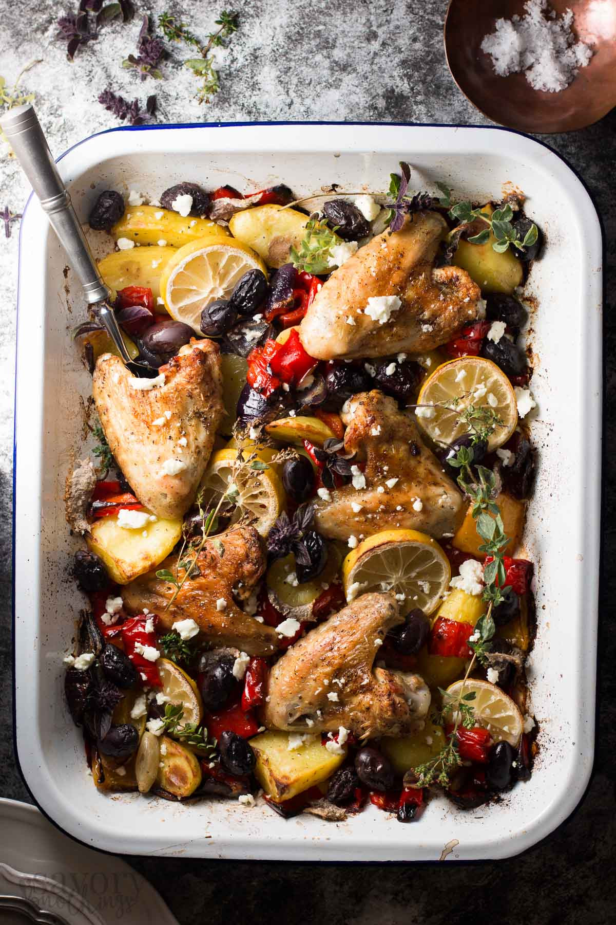 Easy Dinner Ideas With Chicken
 Easy Baked Chicken Dinner Greek Lemon Chicken with Veggies