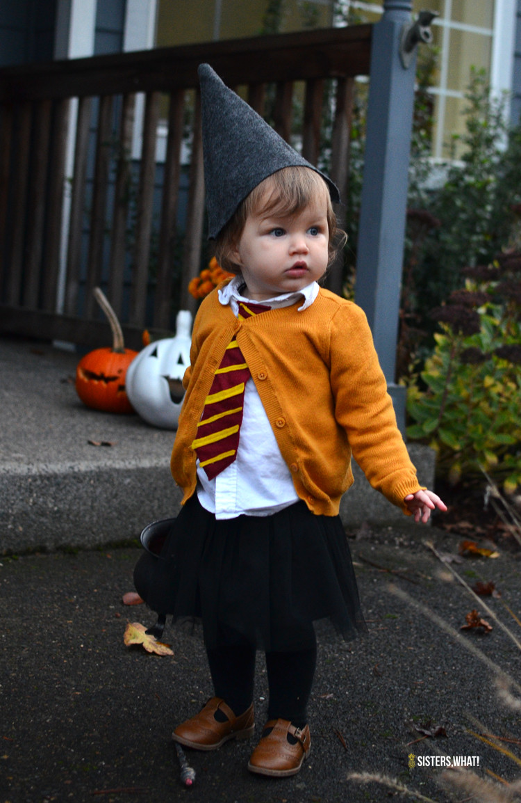 Easy DIY Baby Halloween Costumes
 Easy DIY Little Witch Hermione Toddler Halloween Costume