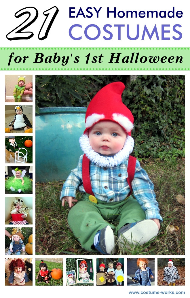 Easy DIY Baby Halloween Costumes
 21 Easy Homemade Costumes for Baby s First Halloween