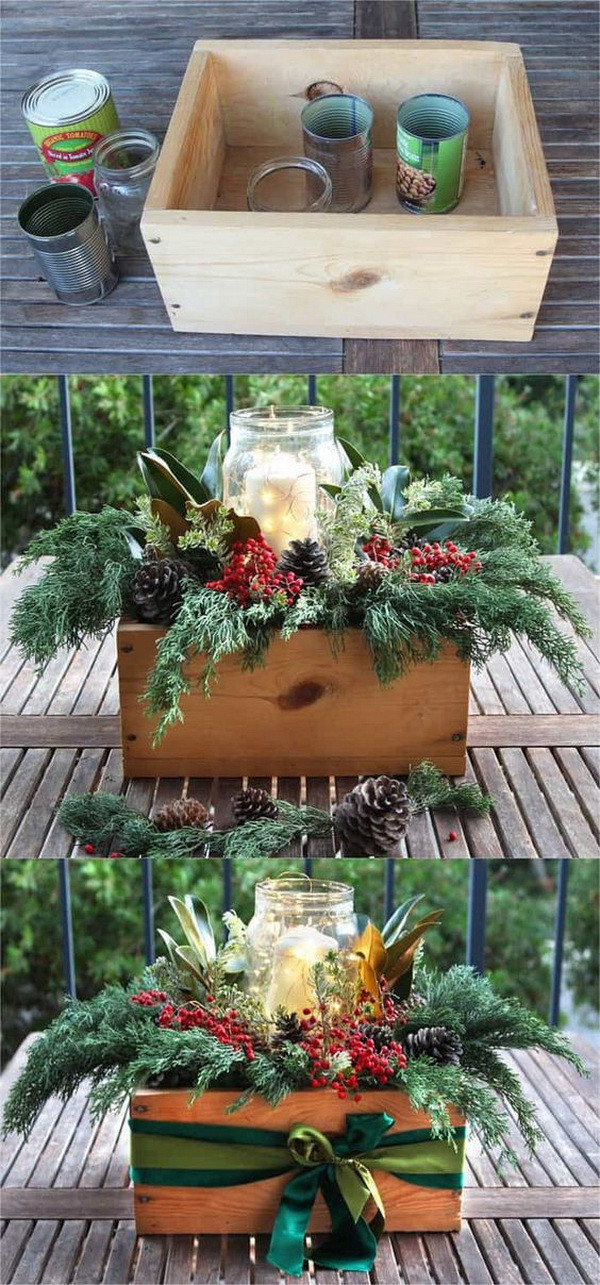 Easy DIY Christmas Centerpieces
 20 Easy Last Minute DIY Christmas Decorations For
