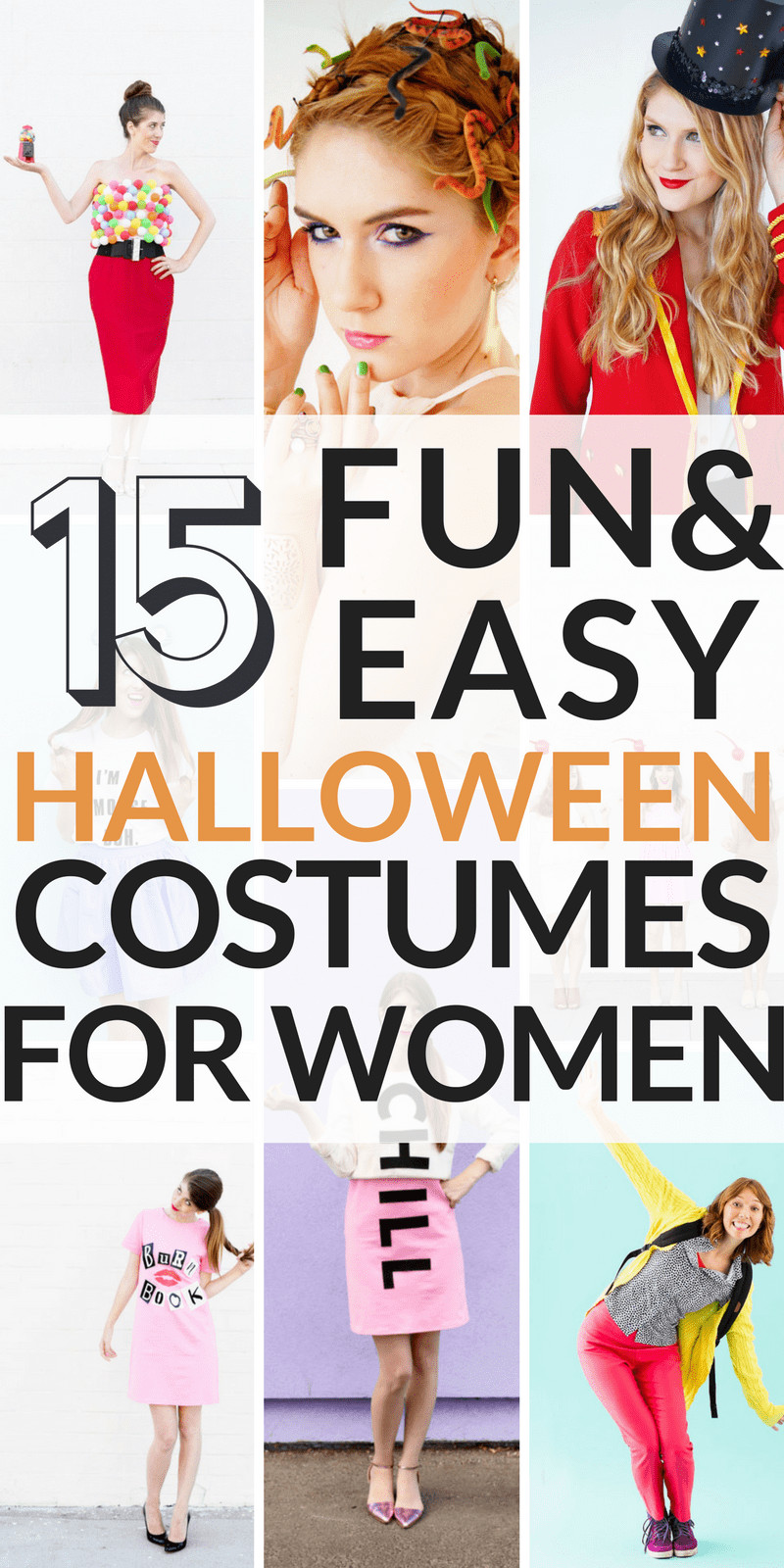 Easy DIY Couple Costumes
 15 Cheap and Easy DIY Halloween Costumes for Women