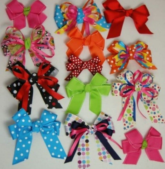 Easy DIY Hair Bows
 30 Fabulous and Easy to Make DIY Hair Bows Page 3 of 3
