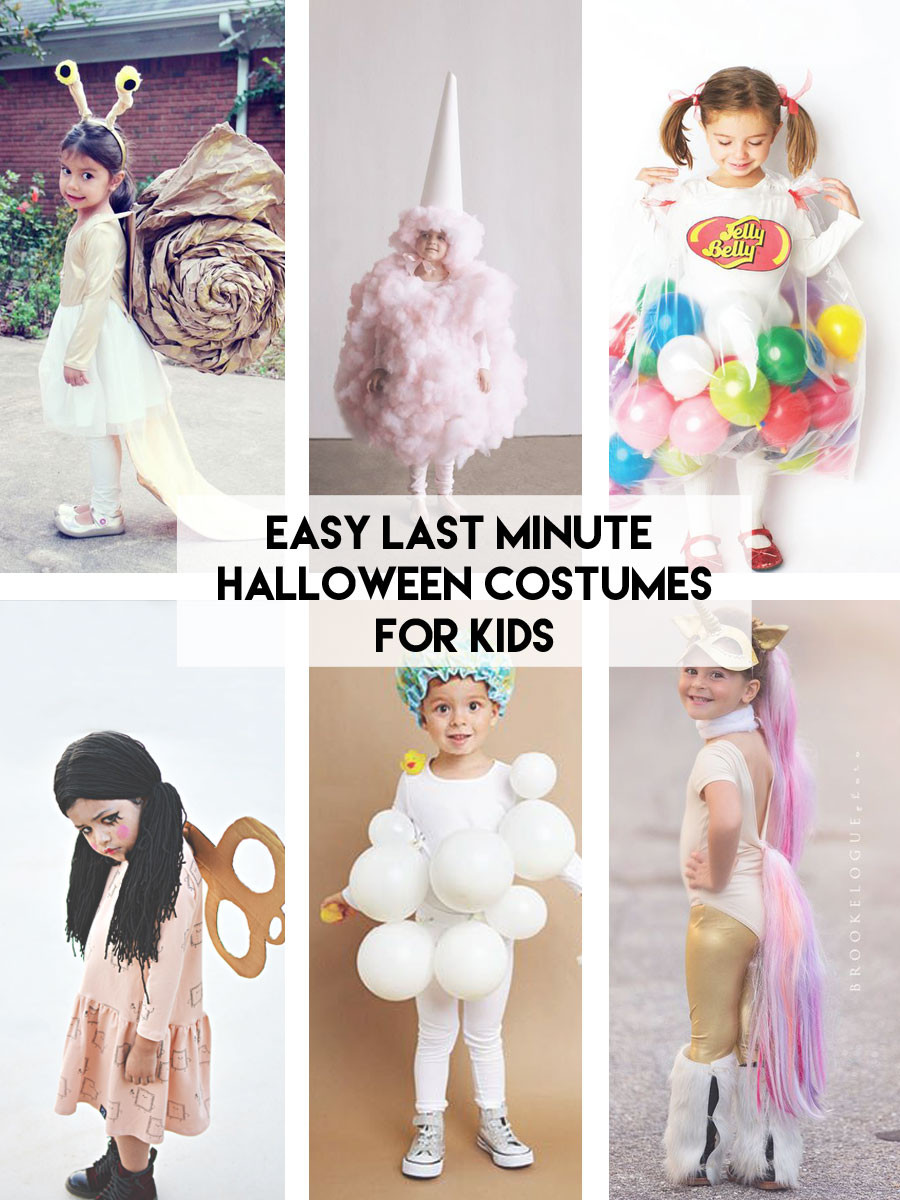 Easy DIY Kids Costumes
 Easy Last Minute Halloween Costumes for Kids Little