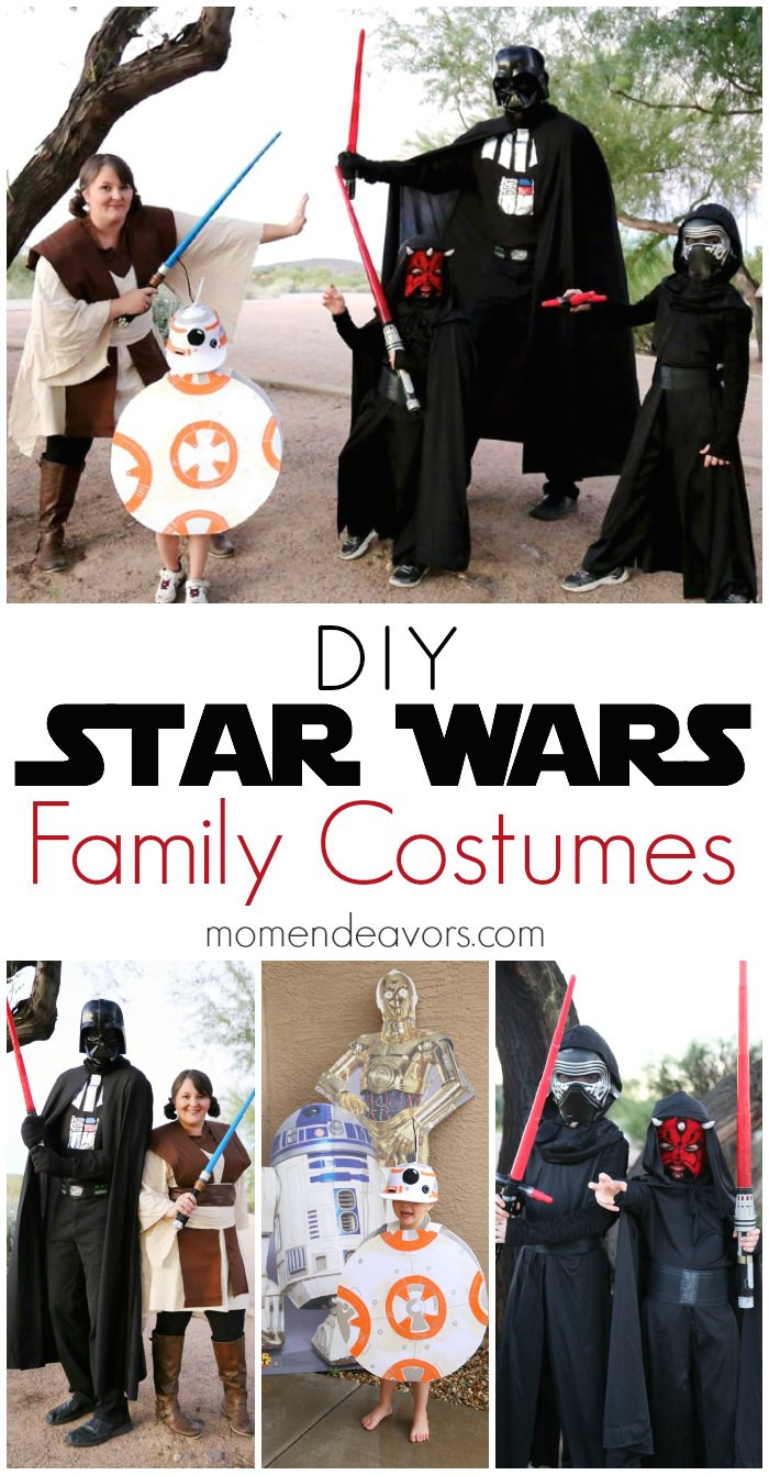 Easy DIY Star Wars Costumes
 DIY Star Wars Family Costumes