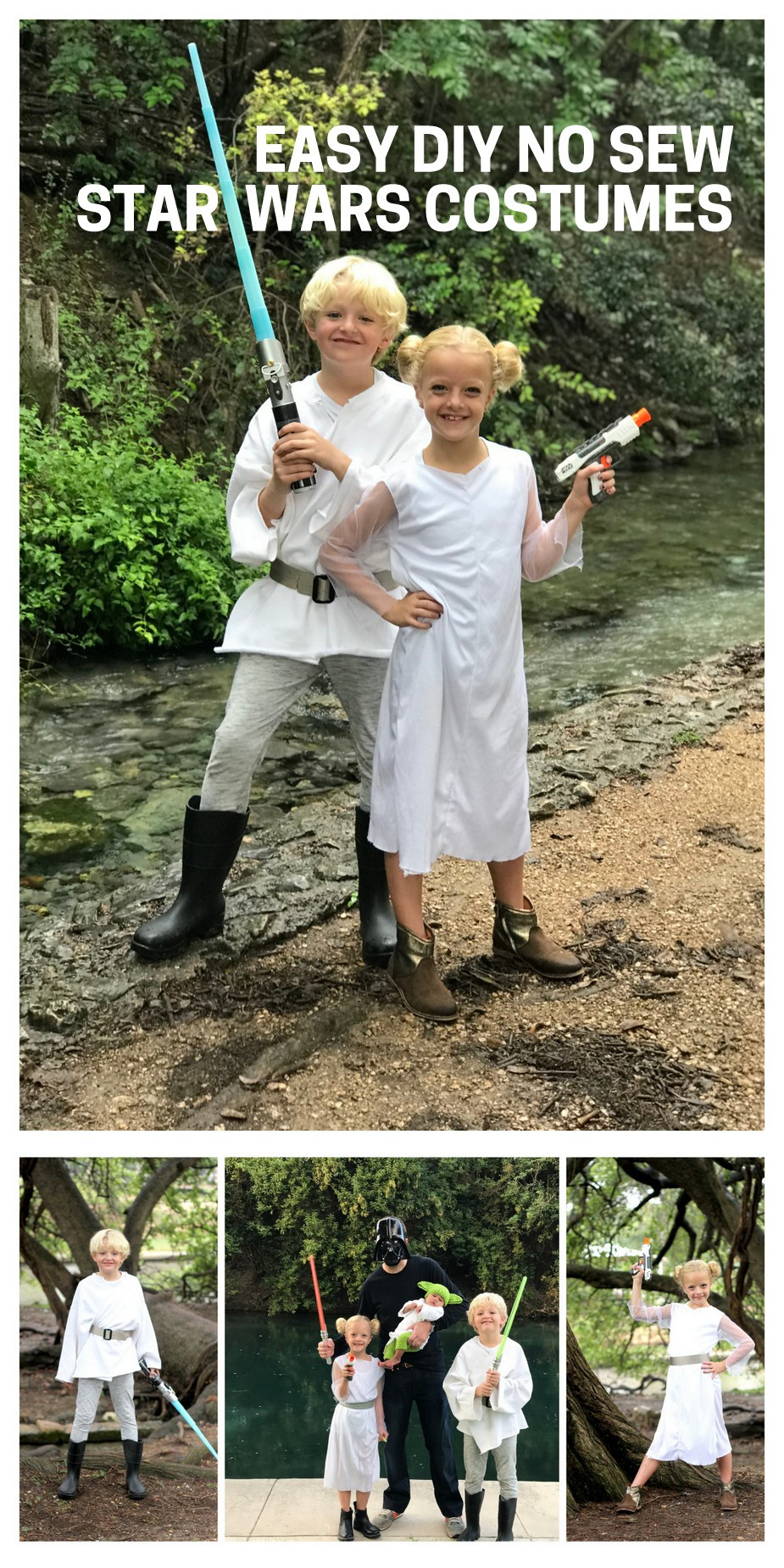 Easy DIY Star Wars Costumes
 easy star wars costumes DIY and no sew