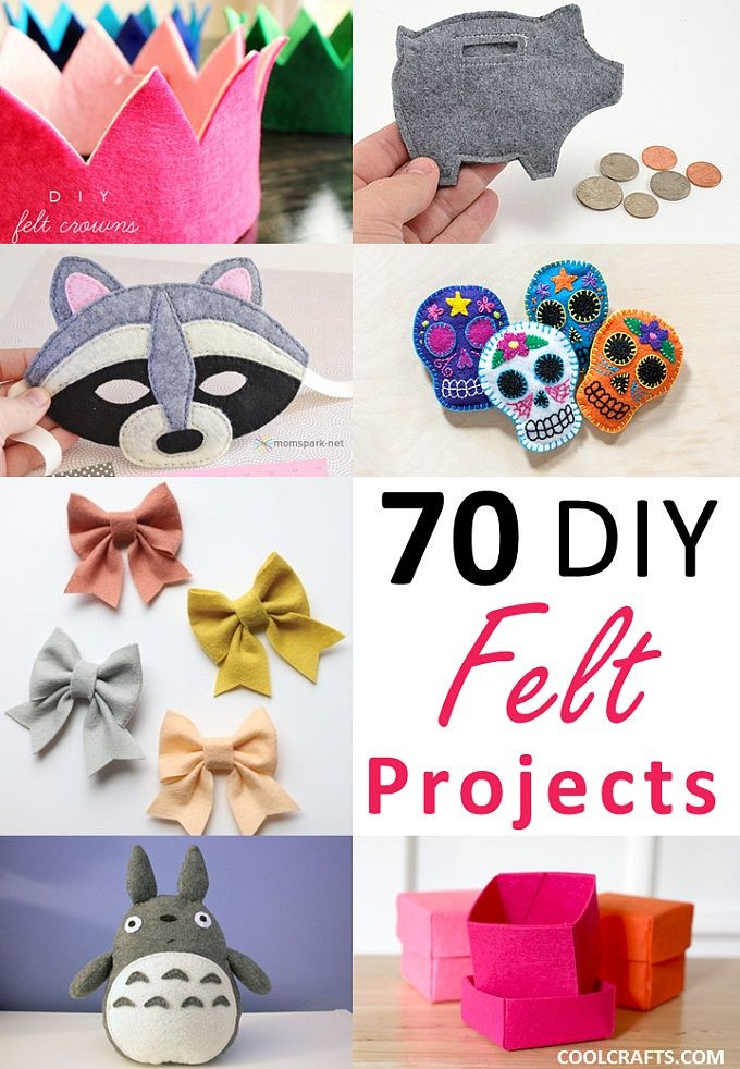 Easy Do It Yourself Projects For Kids
 Felt Craft Projects 70 DIY Ideas Made with Felt