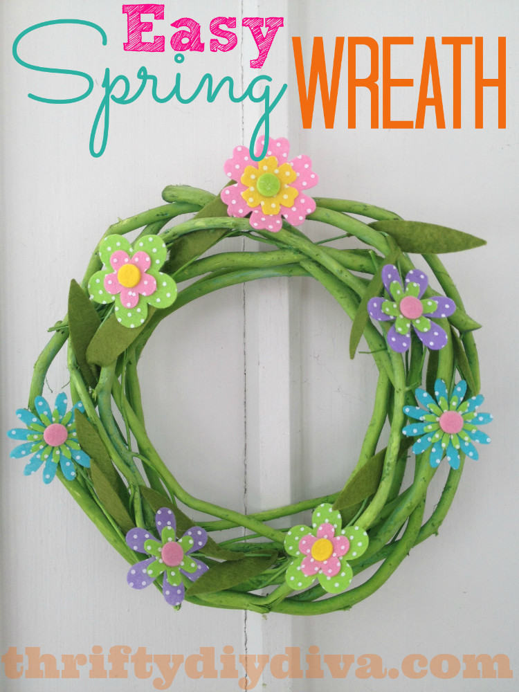 Easy Do It Yourself Projects For Kids
 Easy DIY Spring Wreath Craft