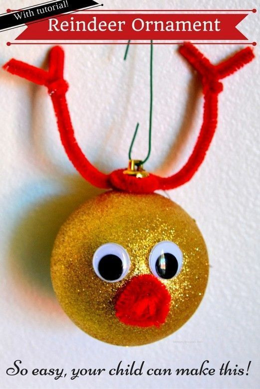 Easy Do It Yourself Projects For Kids
 Easy DIY Reindeer Ornaments Your Child Can Make