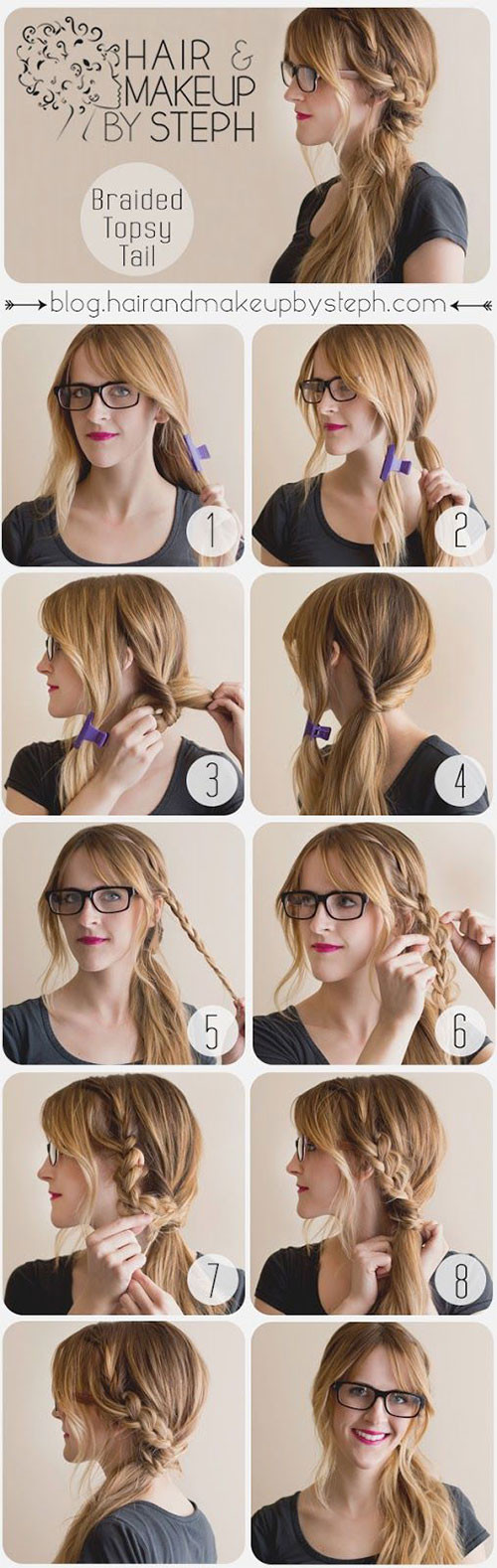 Easy Hairstyles For Beginners
 20 Easy Step By Step Summer Braids Style Tutorials For