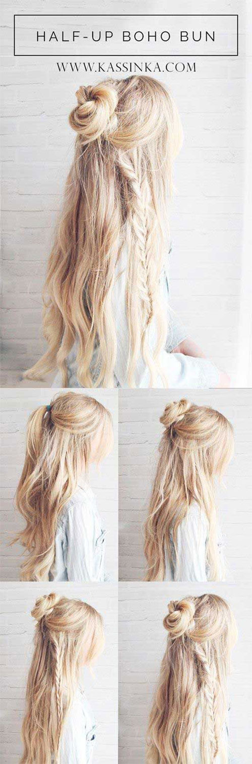 Easy Hairstyles For Beginners
 12 Easy Step By Step Summer Hairstyle Tutorials For