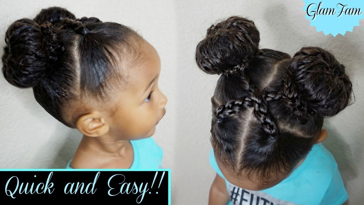 Easy Hairstyles For Black Kids
 Quick and Easy hairstyle for Kids