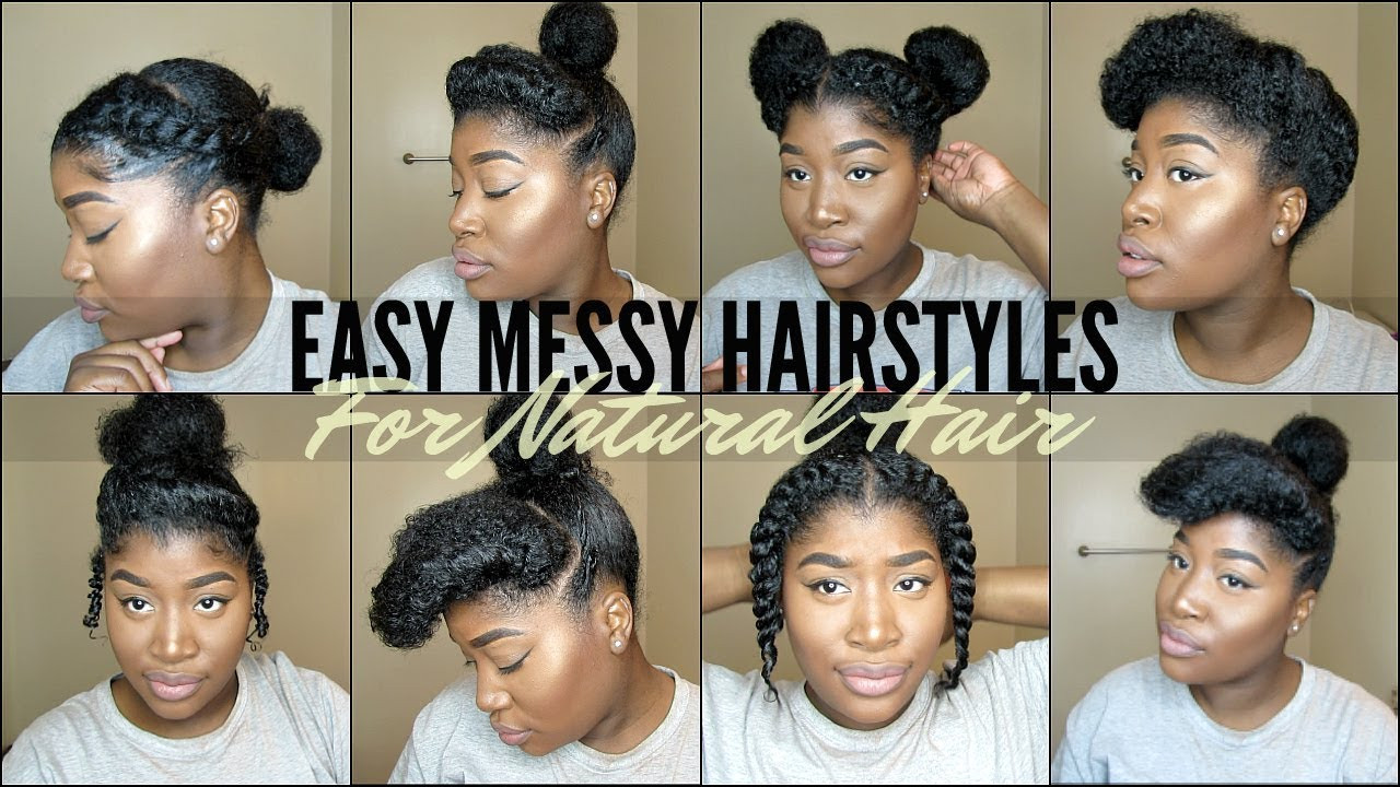 Easy Hairstyles For Black People'S Hair
 8 QUICK & EASY NATURAL HAIRSTYLES FOR 4 TYPE NATURAL HAIR