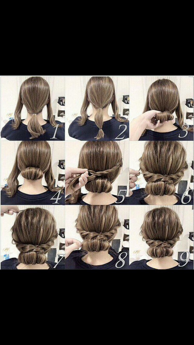 Easy Hairstyles For Medium Hair To Do At Home
 Easy updo for medium length hair
