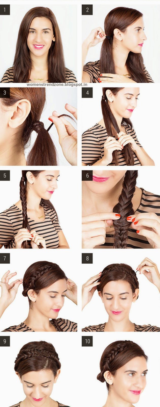 Easy Hairstyles For Medium Hair To Do At Home
 Step By Step Easy Hairstyles Instruction For Long Medium