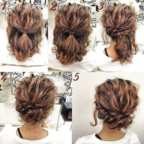Easy Hairstyles For Medium Hair To Do At Home
 60 Medium Hair Updos that Are as Easy as 1 2 3