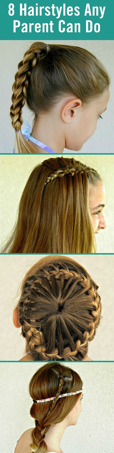Easy Hairstyles That Kids Can Do
 8 Super Cute Hairstyles Any Parent Can Do Themselves