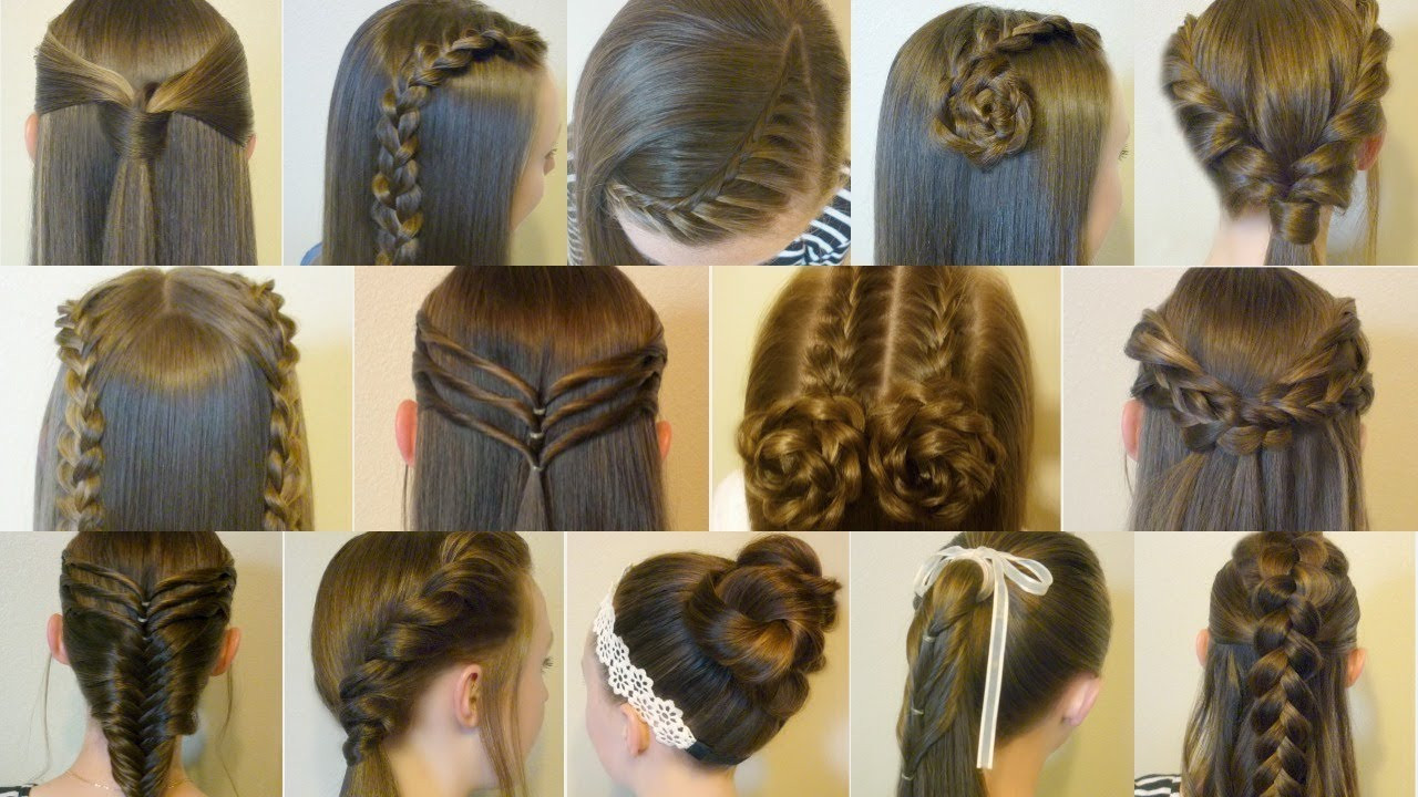 Easy Hairstyles To Do Yourself For School
 14 Easy Hairstyles For School pilation 2 Weeks