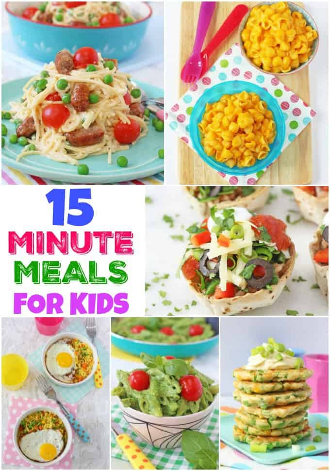 Easy Healthy Dinners For Kids
 15 The Best 15 Minute or less Kid s Dinners My