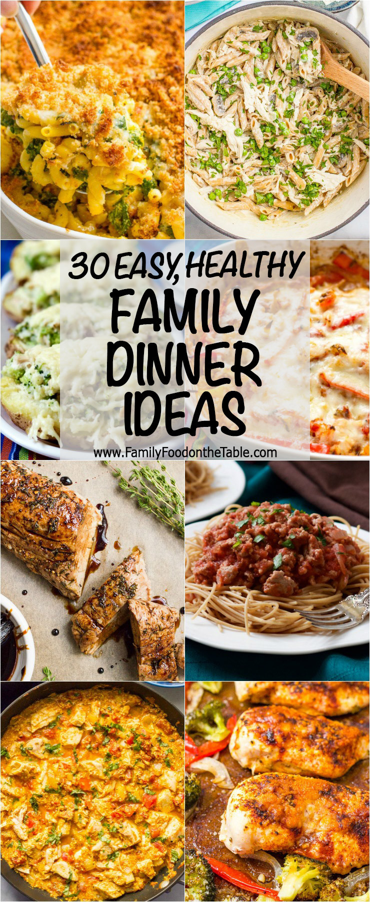 Easy Healthy Dinners For Kids
 30 easy healthy family dinner ideas Family Food on the Table