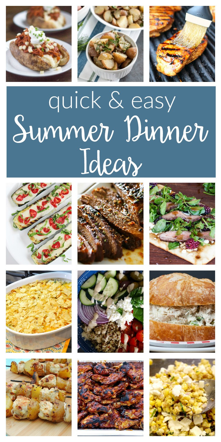 Easy Healthy Summer Dinners
 Easy Summer Dinner Ideas Merry Monday 156 two purple