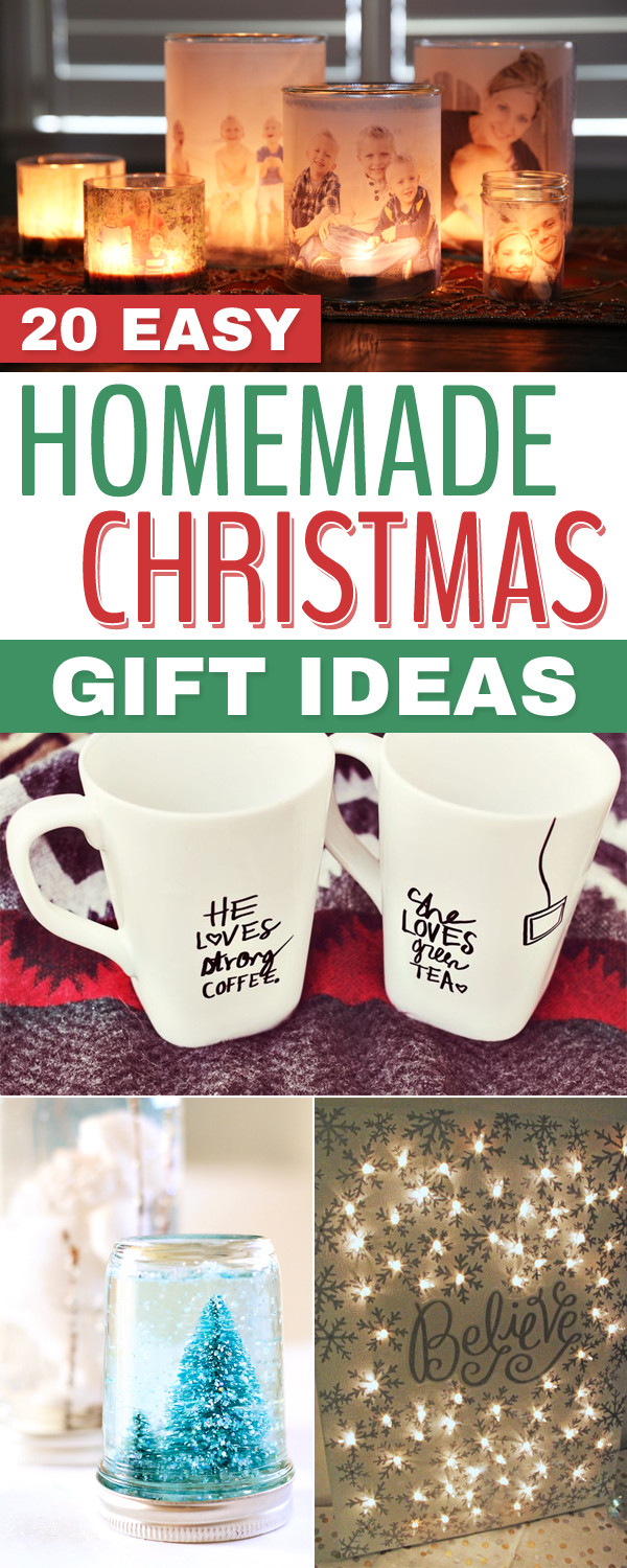 Easy Holiday Gift Ideas
 20 Easy Homemade Christmas Gift Ideas