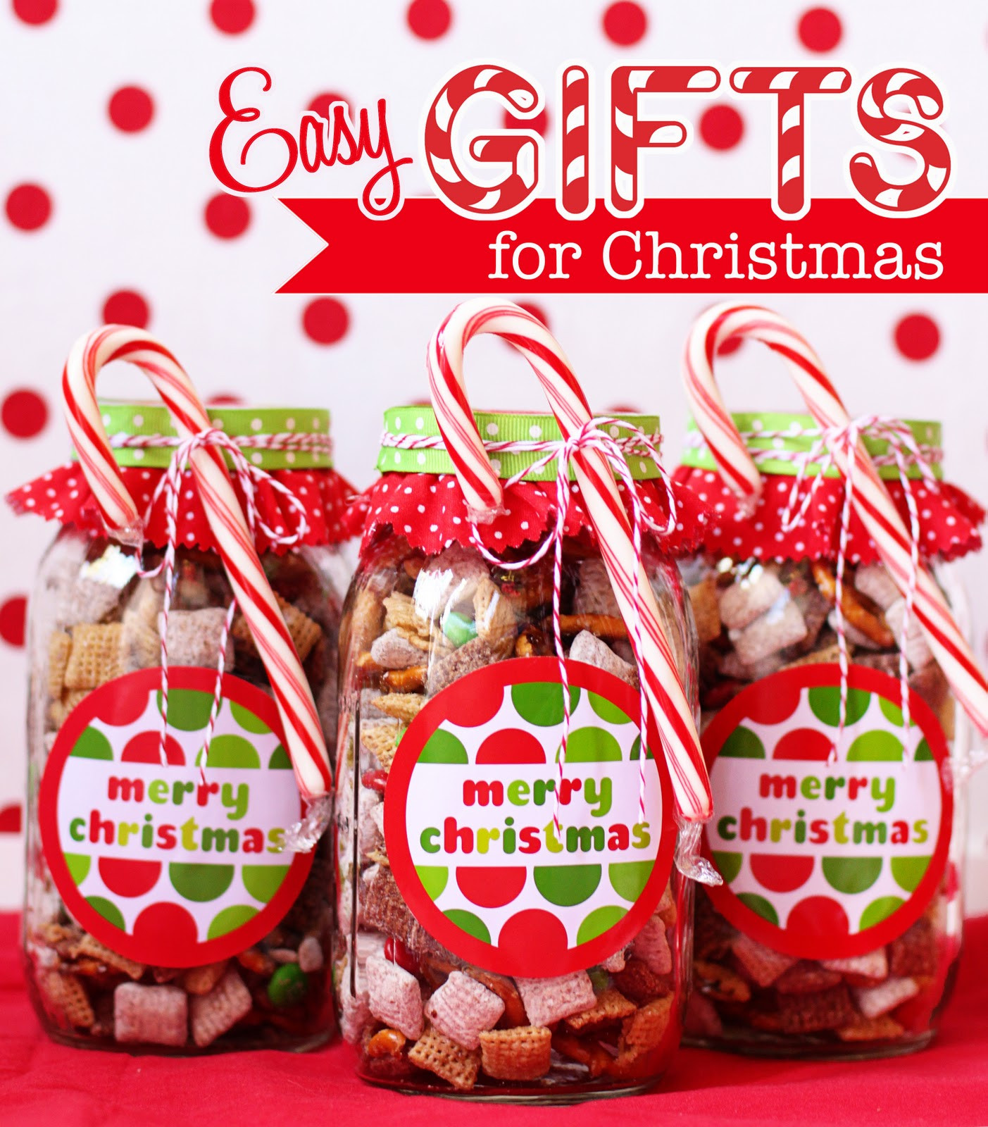Easy Holiday Gift Ideas
 How To Make Handmade Chex Mix Holiday Gifts & Bonus Free