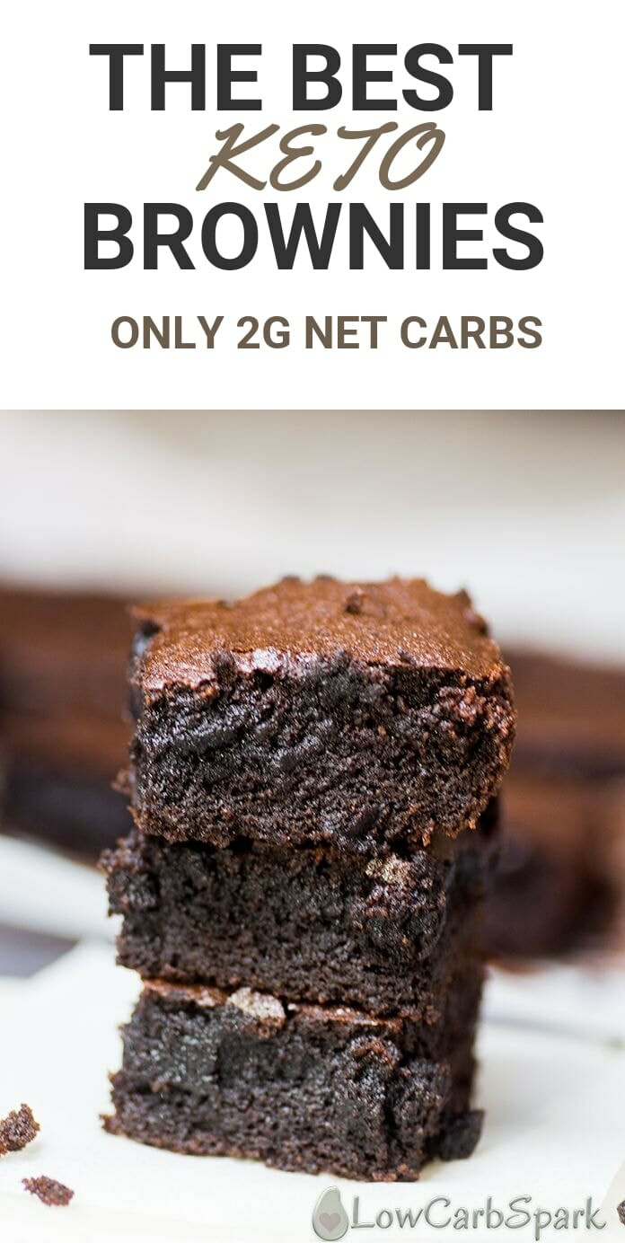 Easy Keto Brownies
 The Best Fudgy Keto Brownies ly 2g carbs Low Carb Spark