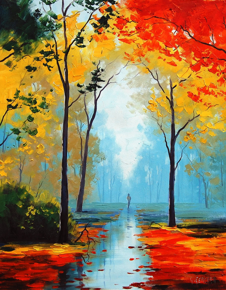 Easy Landscape Painting
 15 Landscape Paintings of Nature