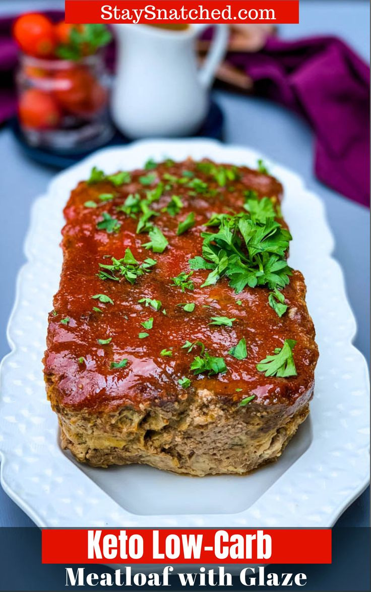 Easy Low Carb Meatloaf
 Easy Keto Low Carb Meatloaf with Glaze is the best