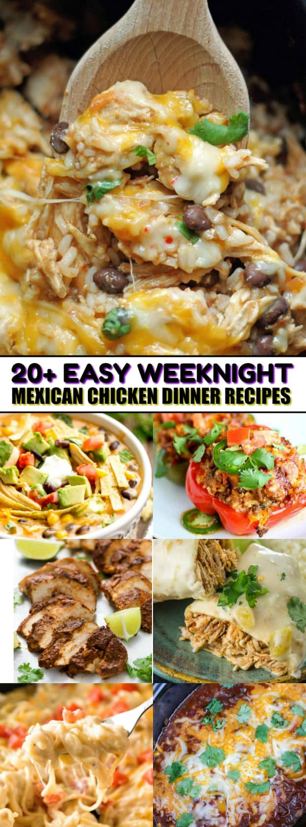 Easy Mexican Dinner Recipes
 Easy Weeknight Mexican Chicken Dinner Recipes