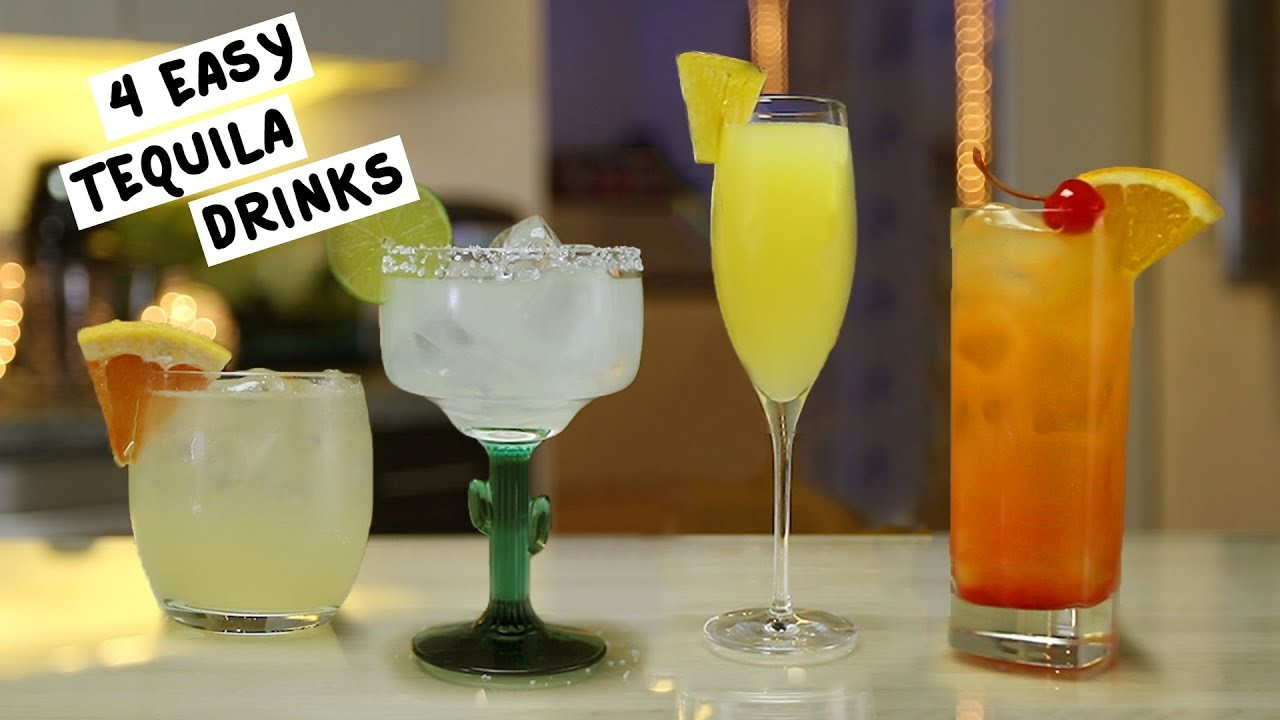 Easy Mixed Drinks With Tequila
 Four Easy Tequila Drinks