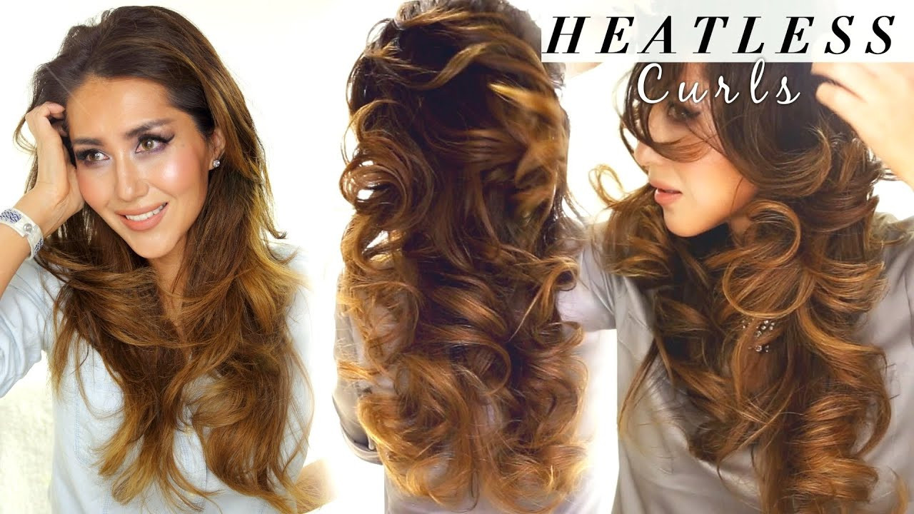 Easy Overnight Hairstyles
 2 ★ LAZY HEATLESS CURLS