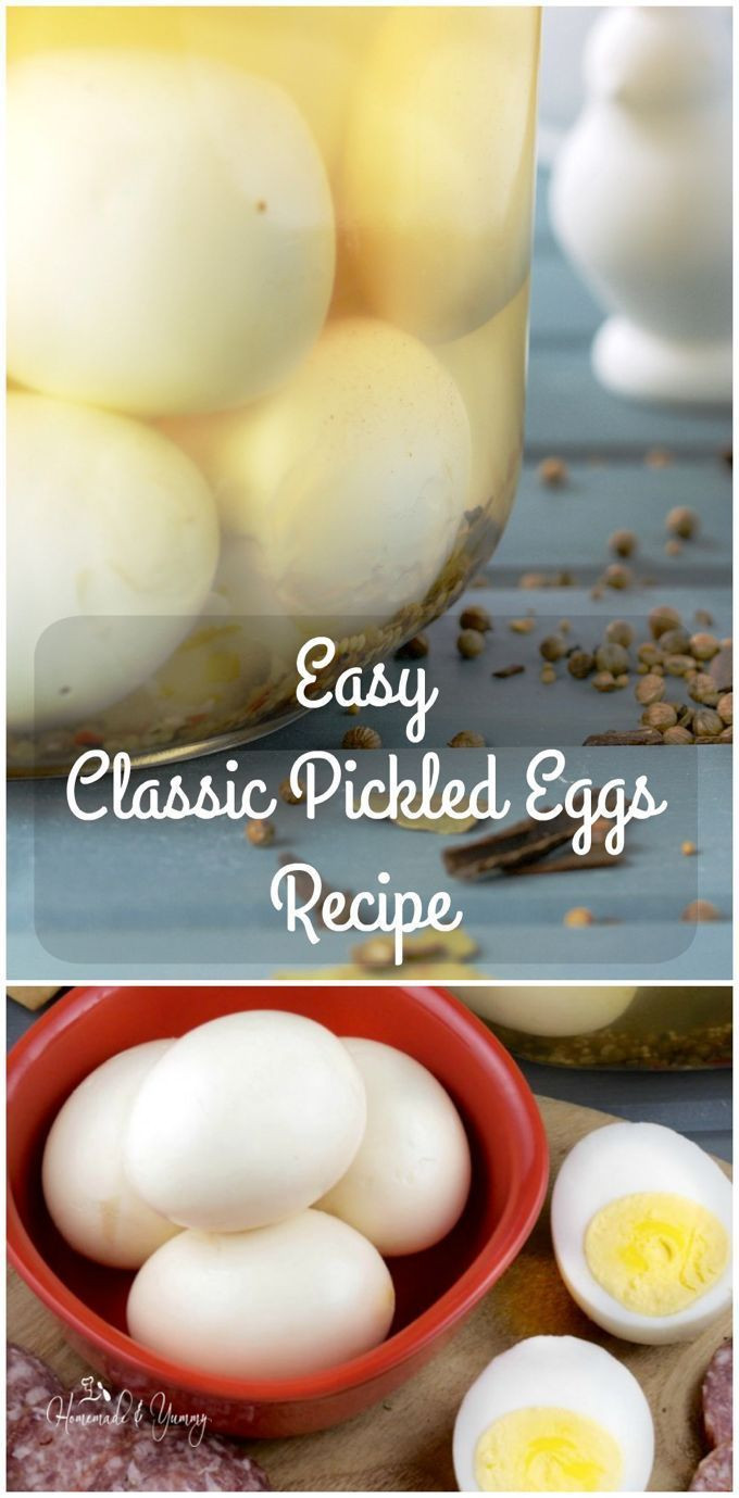 Easy Pickled Eggs
 A true pub favourite this Easy Classic Pickled Eggs