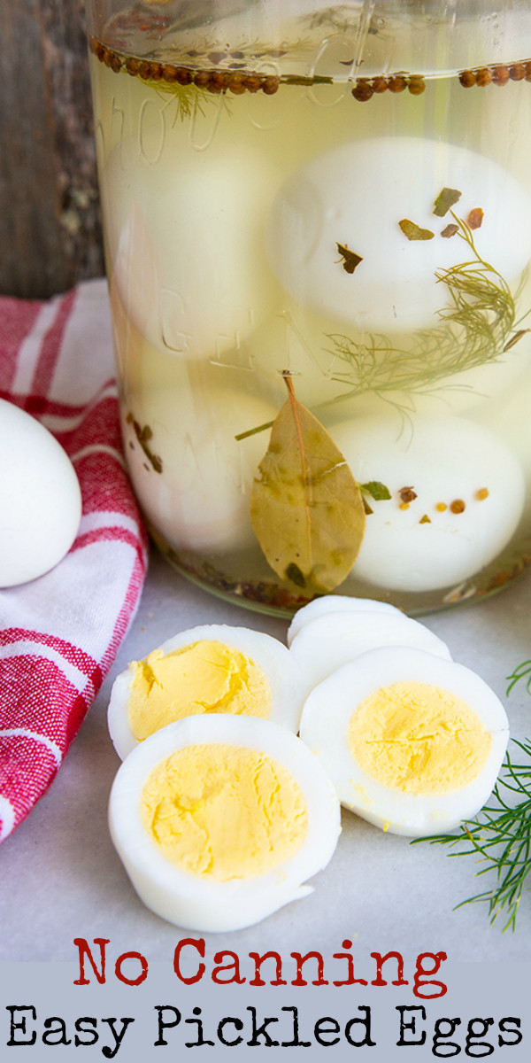 Easy Pickled Eggs
 Easy Refrigerator Pickled Eggs No Canning
